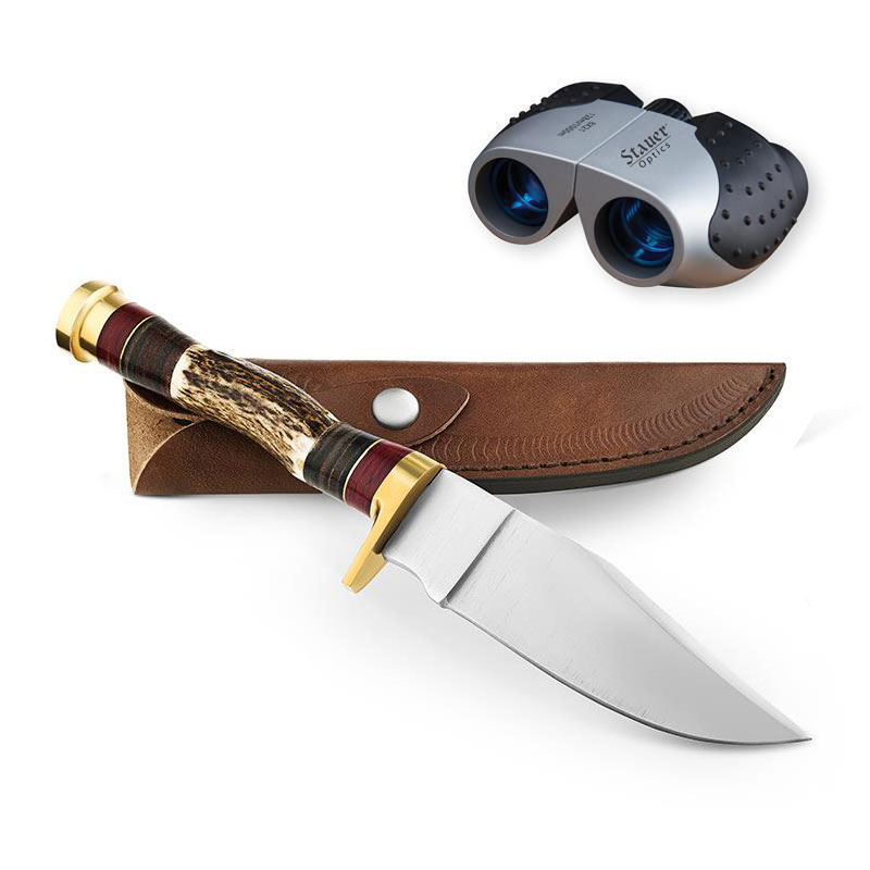 Stag Hunter Knife and FREE Binoculars